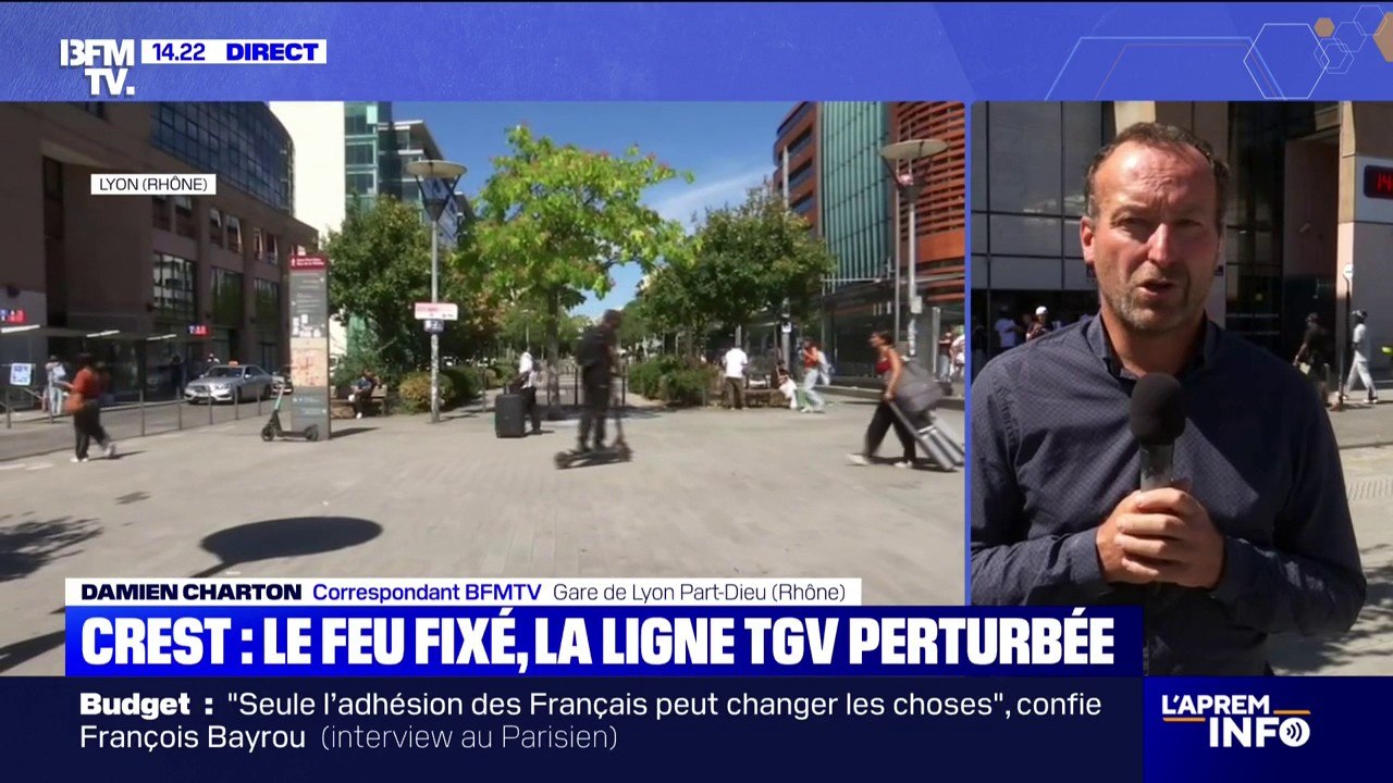 Drôme: des trains déviés en raison d'un incendie à Crest