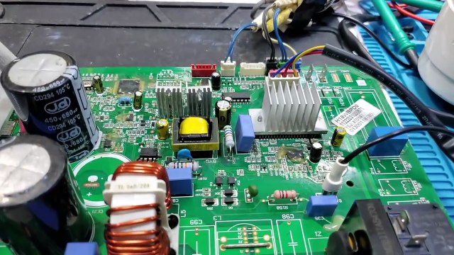 DC inverter AC outdoor DC fan motor no work AC PCB #345