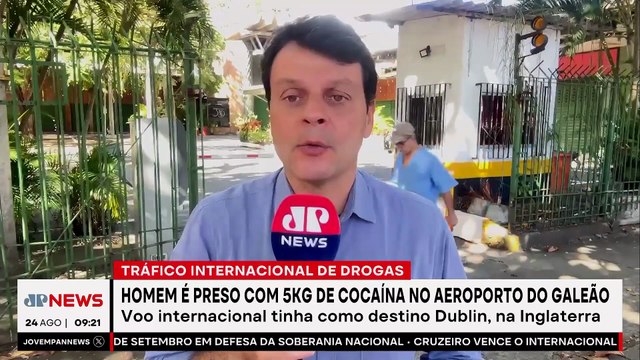 Homem é preso com 5 kg de cocaína em aeroporto do Rio