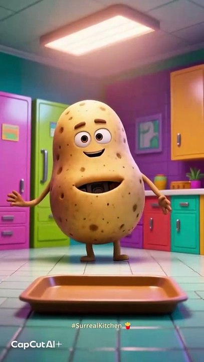 Potato finger fry and orange