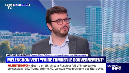 Budget 2026: "Le meilleur pour la France, ce serait que François Bayrou s'en aille", lance Arthur Delaporte, porte-parole du PS