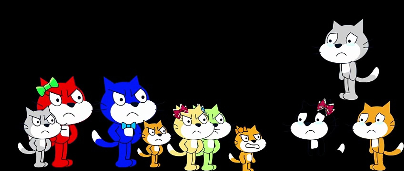 Anti-Stephanie Cat, Classic Scratch Cat And Scratch Cat   Gets Grounded For Nothing