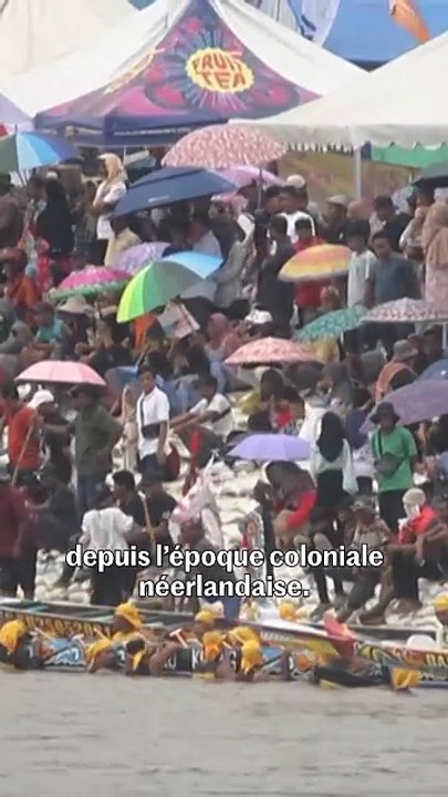 Indonésie : la « danse du bateau » d’un enfant dope l’affluence d'une course traditionnelle