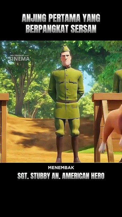 ANJING PERTAMA YANG BERPANGKAT MILITER 🐶🐾 #alurceritafilm #shorts