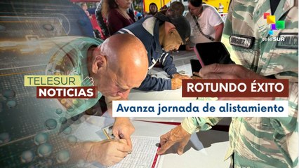 Venezuela realiza segunda jornada de alistamiento en defensa de la patria