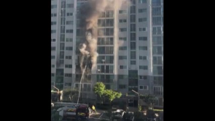 청주 아파트 4층에서 불...주민 28명 대피 / YTN