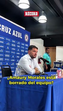 Ante la poca actividad de Amaury Morales con Cruz Azul, le preguntaron a Nicolás Larcamón