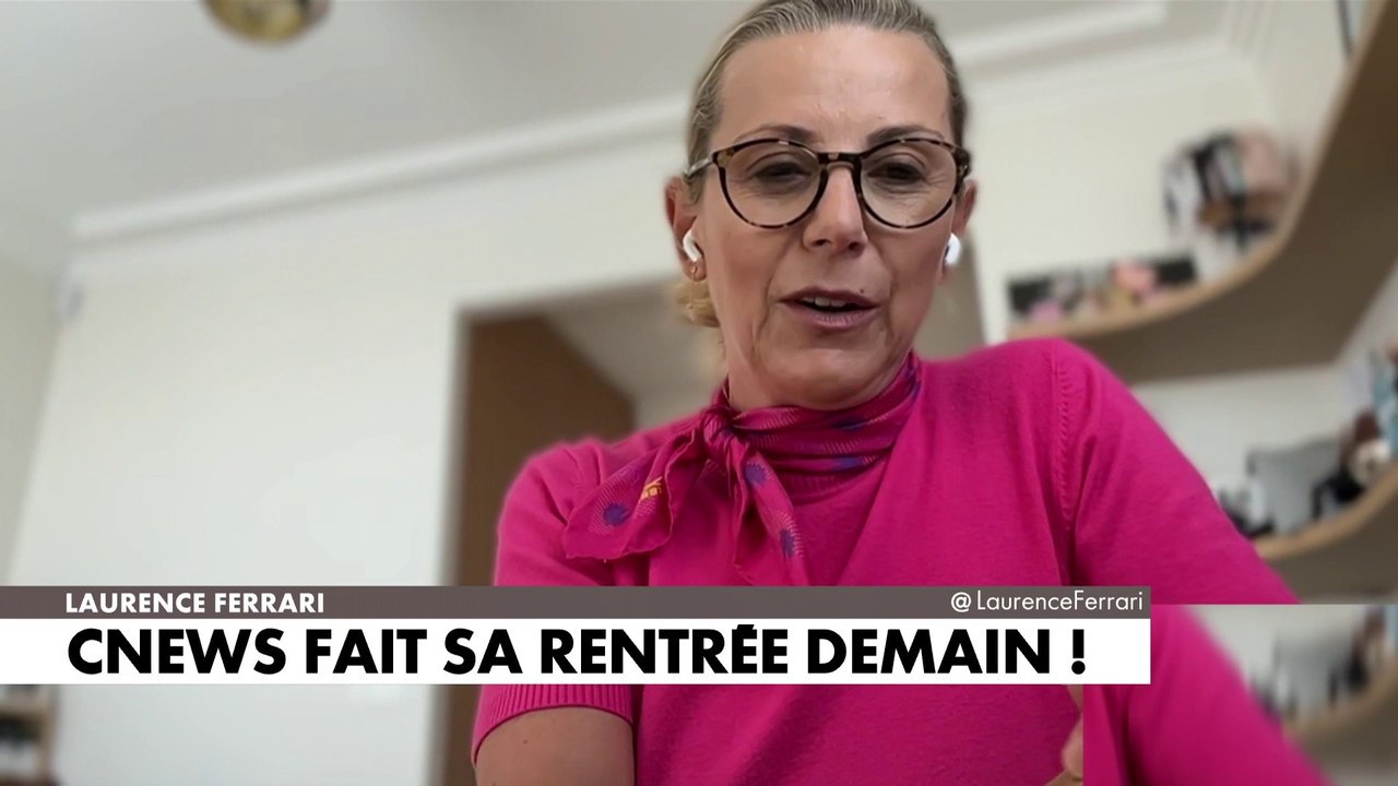 Laurence Ferrari sur le retour de son émission Punchline demain sur CNEWS