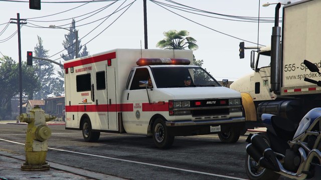 GTA V Ambulance siren NEXT GEN Enhanced