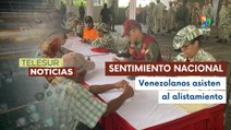 Familias venezolanas atienden el llamado de alistamiento a la milicia