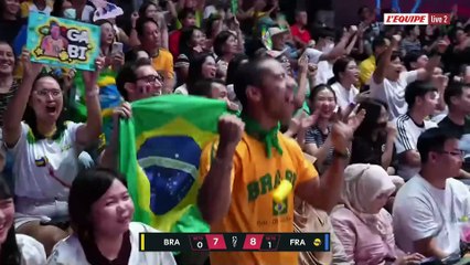 Le replay de France - Brésil (set 2) - Volley