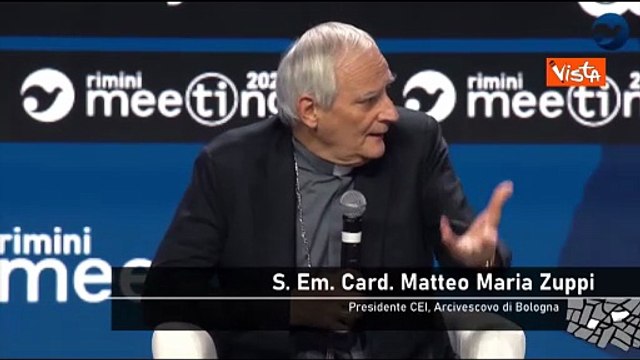 Zuppi al Meeting di Rimini: È quando sembra che non ci sia speranza che bisogna sperare di più