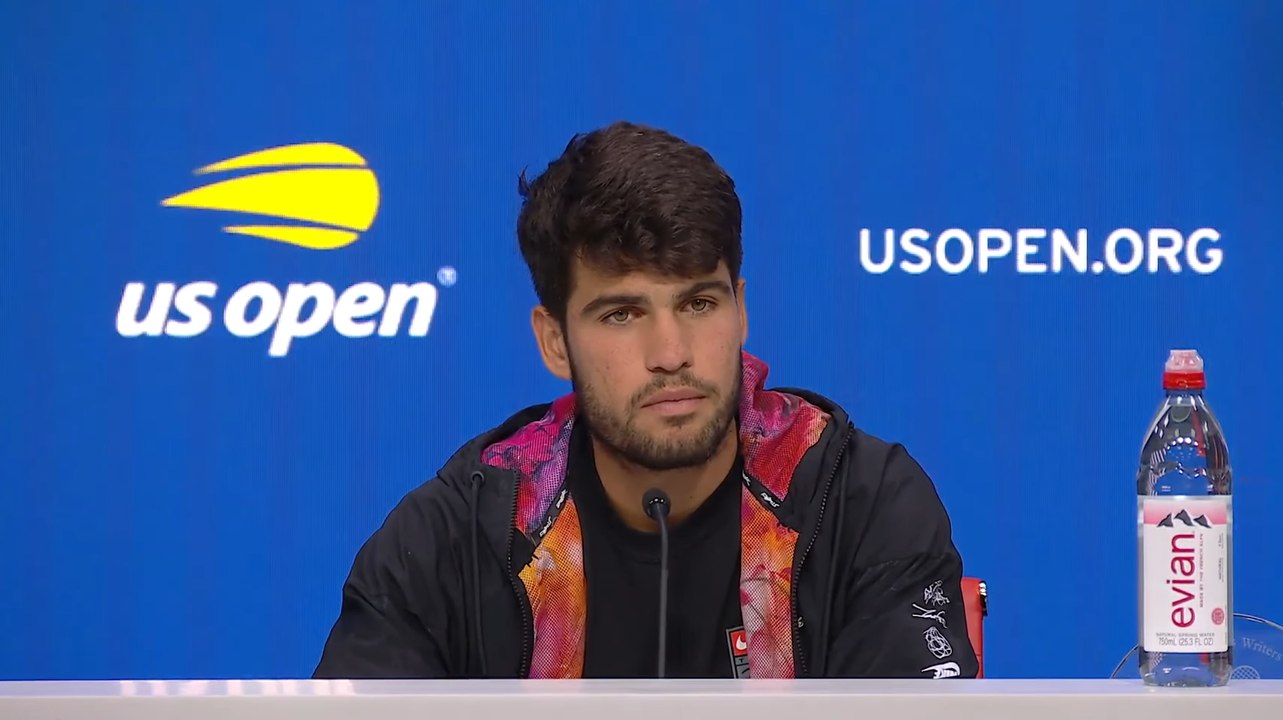 US Open 2025 - Carlos Alcaraz : "C'est incroyable le tennis que nous offre Jannik Sinner sur dur"