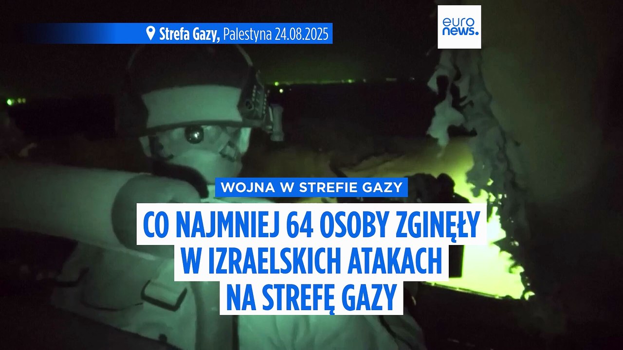 Co najmniej 64 Palestyńczyków zginęło w ostatnich atakach Izraela na Strefę Gazy