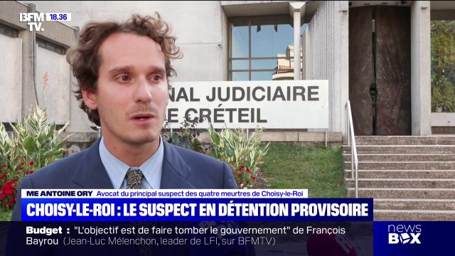 Corps retrouvés dans la Seine: C'est aux enquêteurs d'éclairer sur un éventuel mobile , déclare Maître Antoine Ory, avocat du principal suspect