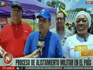 Caracas | Habitantes de Coche participan de manera voluntaria en el alistamiento militar