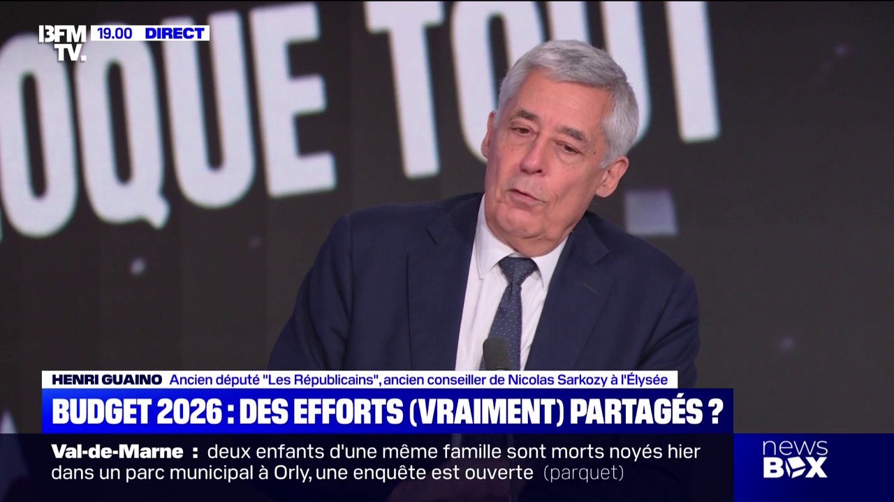 Gouvernement Bayrou: "L'État apparait comme un bouc-émissaire fantastique comme si l'État ce n'était pas nous", déclare  Henri Guaino, ancien conseiller de Nicolas Sarkozy
