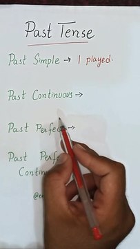 ⏳ 4 Past Tenses in English Grammar | Learn Past Tenses 🎯 #learnenglish #pasttenses
