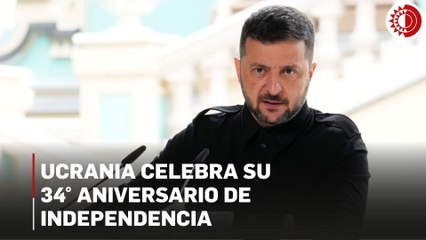 Ucrania celebra su 34º aniversario de la independencia de la Unión Soviética