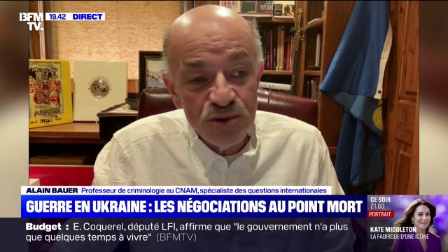 Guerre en Ukraine: À un moment elle s'arrêtera, la question c'est à quel prix , déclare Alain Bauer, professeur de criminologie