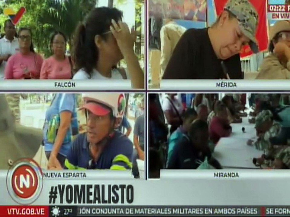 Falconianos acuden al llamado a la defensa de la patria y la soberanía venezolana