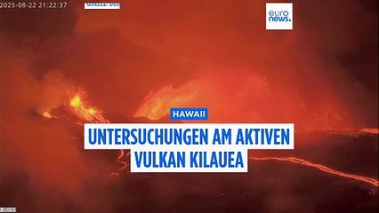Hawaii: Untersuchungen des aktiven Vulkans Kilauea
