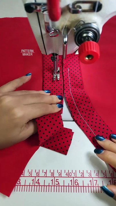 how to sew pretty neckline design #sew #sewer