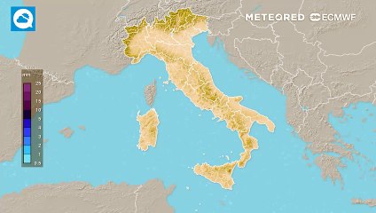 Piogge abbondanti al Nord Italia