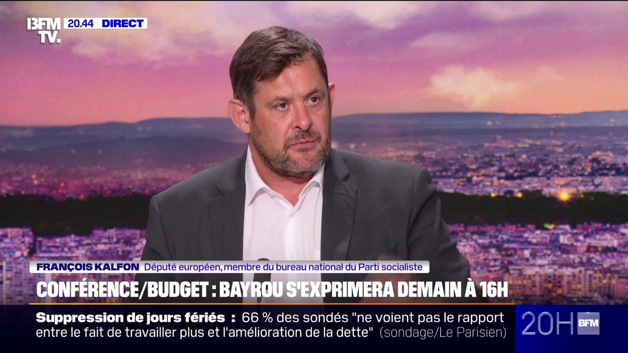 Conférence de presse de François Bayrou: "Il a mis le feu à la plaine, c'est le pyromane", lance  François Kalfon, député européen PS