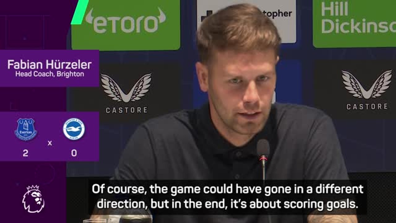 Hurzeler adamant Brighton aren't short of attacking options after Everton defeat