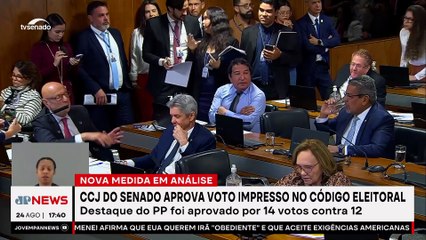 CCJ do Senado aprova voto impresso no código eleitoral