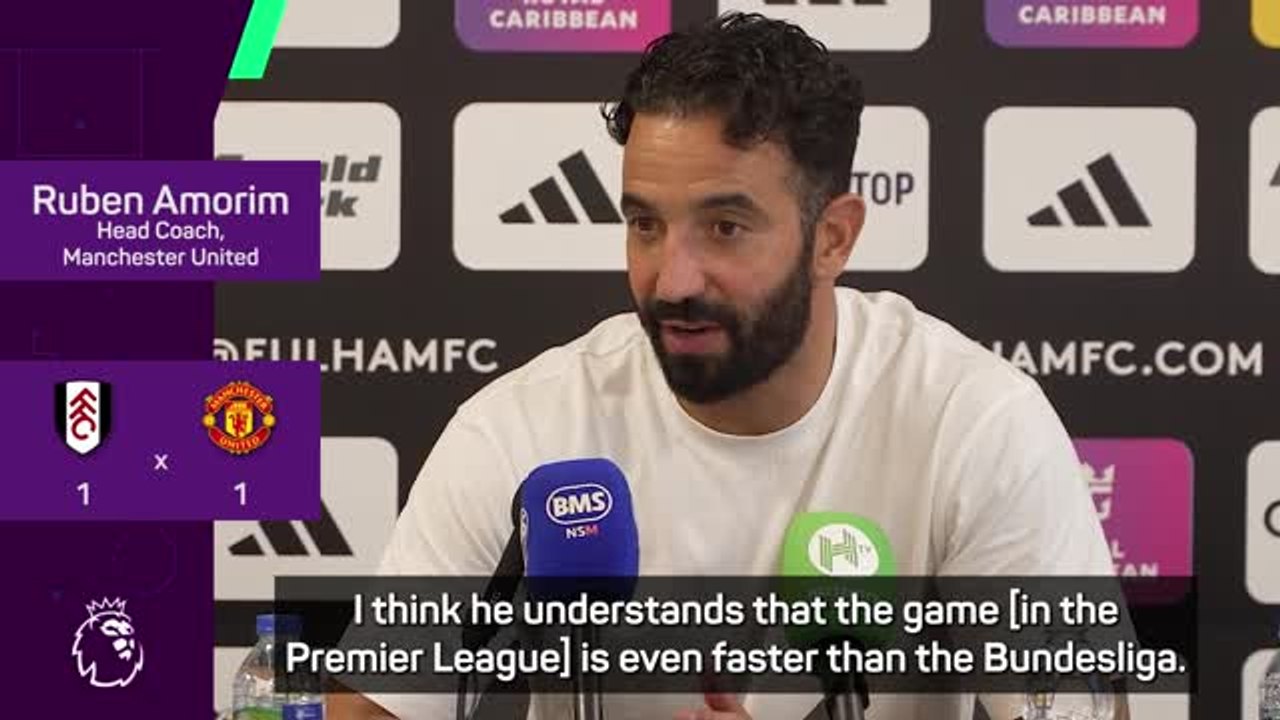 Sesko 'just needs time' to show his quality - Amorim