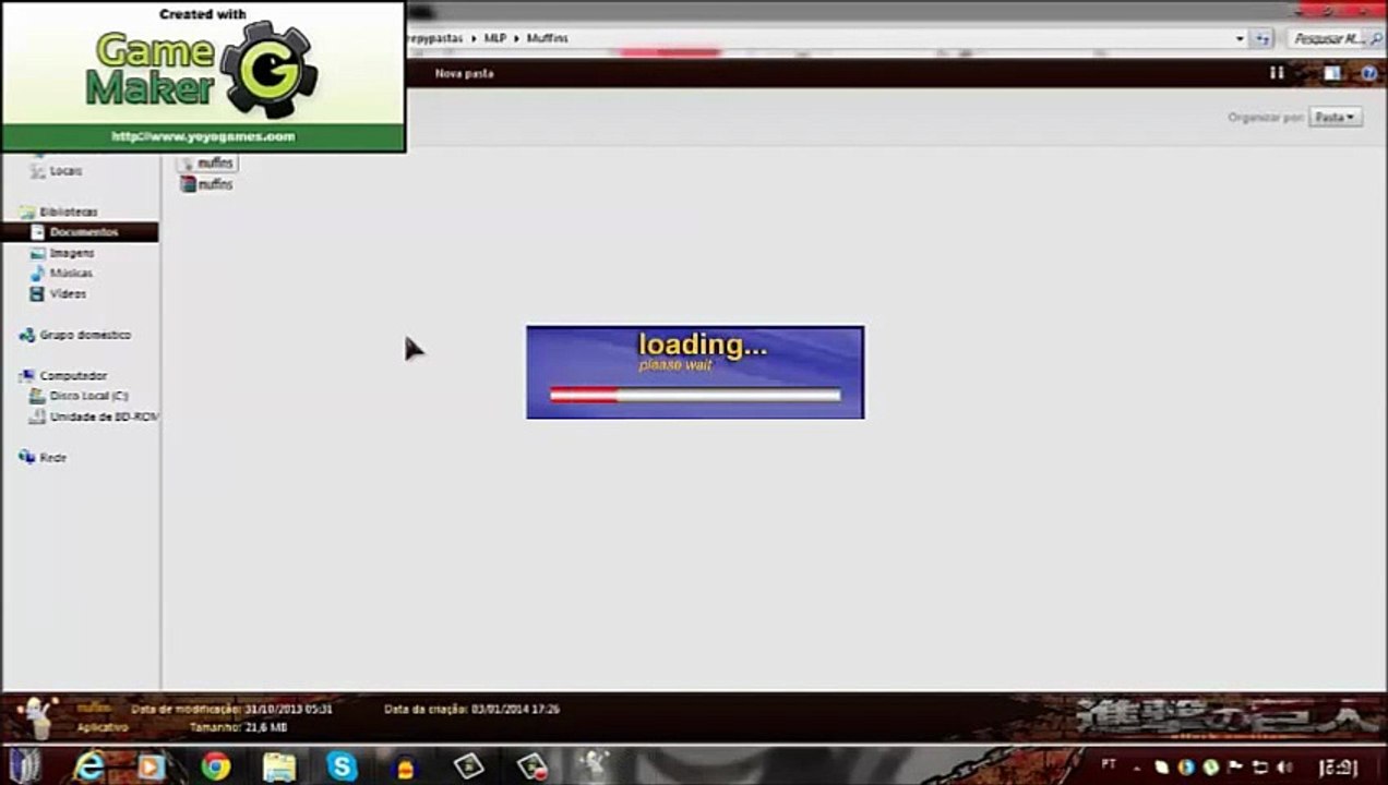 Cadurik Jogando Muffins exe - É, Ja vi piores