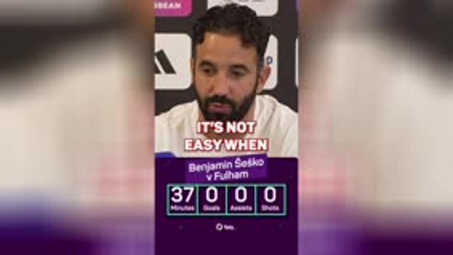 Amorim insists Sesko 'just needs time'