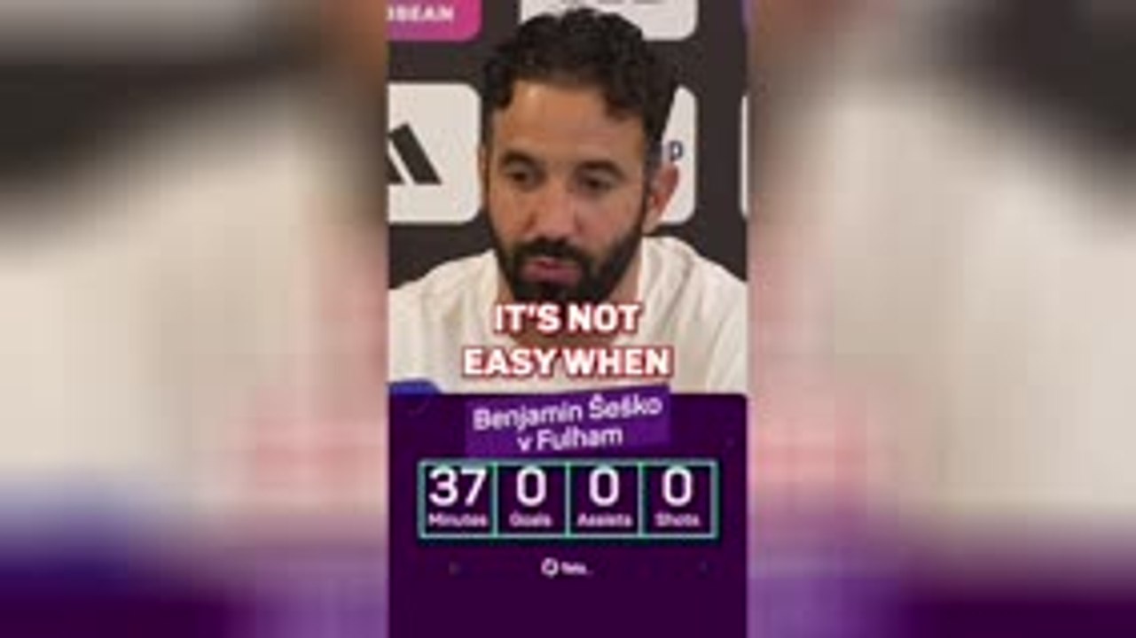 Amorim insists Sesko 'just needs time'