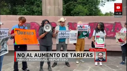 Protestan en Toluca por posible aumento al pasaje