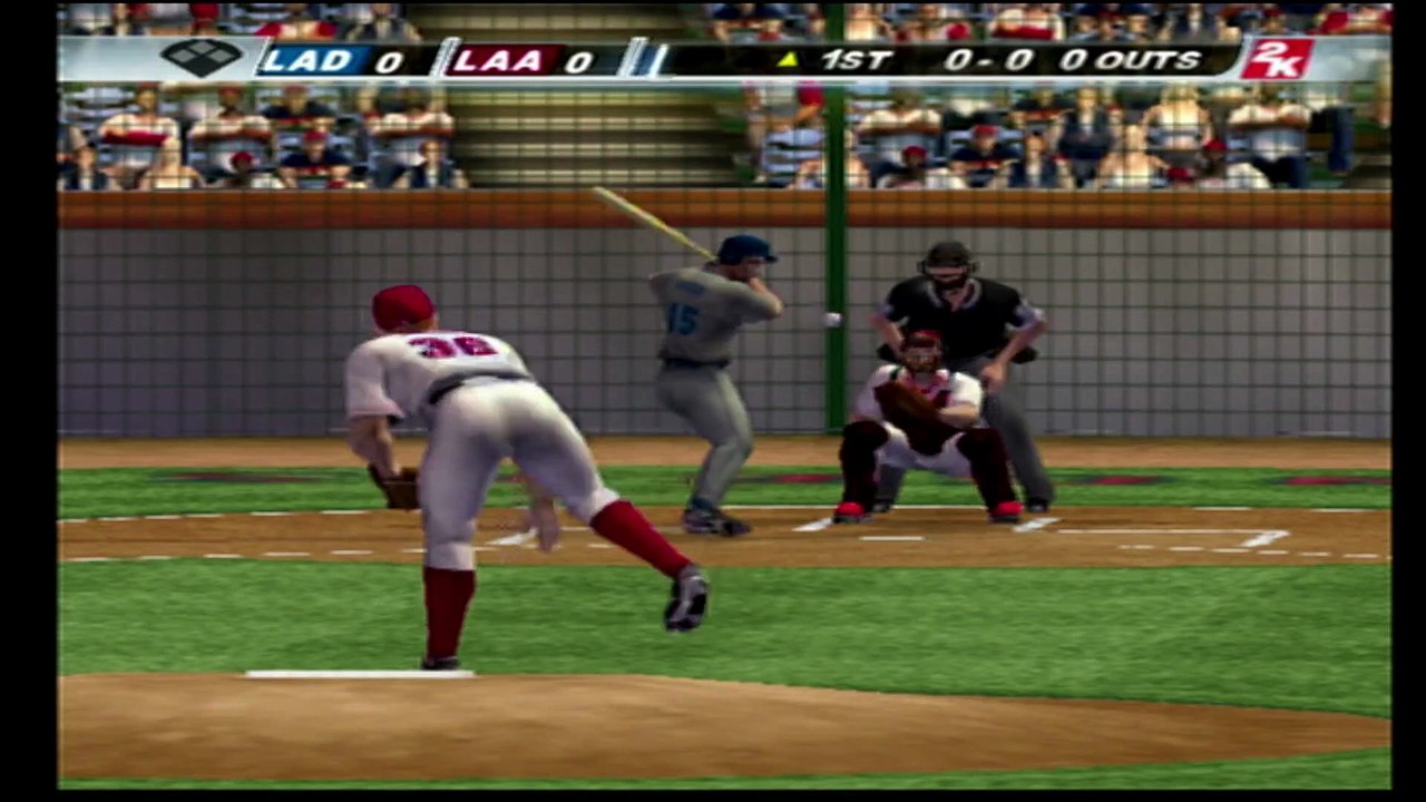 Major League Baseball 2K11 Angels vs Dodgers