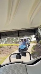 La maniobra de Verstappen en un carrito de golf que causó furor entre los fanáticos de la F1