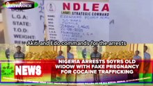Nigeria Arrests 50yrs Old Widow With Fake Pregnancy For Cocaine Trafficking