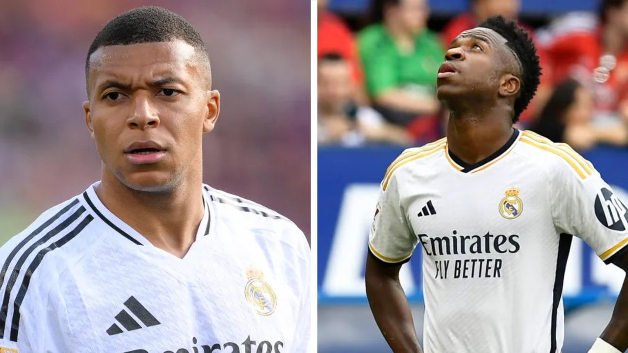 Vinicius es victima una vez más de canticos racistas por parte de la afición del Real Oviedo; Mbappé le tapa la boca
