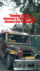 Flowing Traffic in Navotas City, Philippines