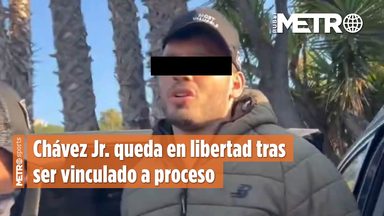 Chávez Jr. queda en libertad tras ser vinculado a proceso, ¿puede salir de México?