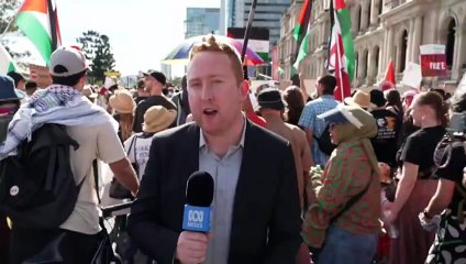 Brisbane has largest protest since the war in Gaza began despite legal obstacles