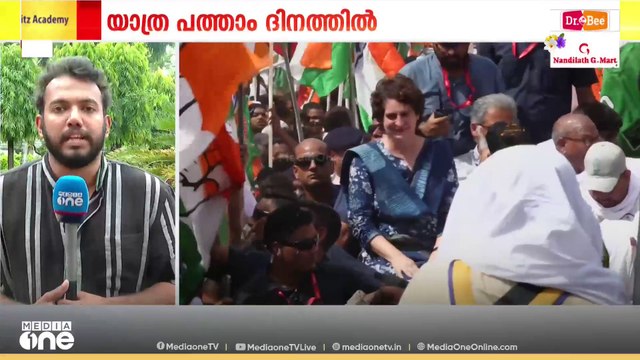 രാഹുൽ ഗാന്ധിയുടെ വോട്ടർ അധികാർ യാത്രയിൽ പങ്ക് ചേർന്ന് പ്രിയങ്കഗാന്ധിയും തെലങ്കാന മുഖ്യമന്ത്രി രേവന്ത് റെഡ്ഡിയും