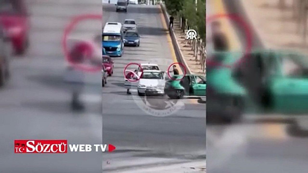 Trafikte aracın önünü kesip, sürücüyü darp eden 4 şüpheli yakalandı