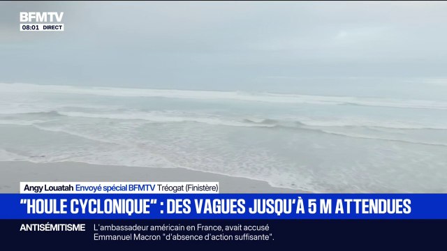 Des vagues jusqu'à cinq mètres: une houle cyclonique attendue sur les côtes atlantiques