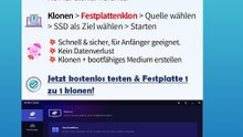 Festplatte auf SSD 1:1 klonen – ohne Datenverlust💻🚀
