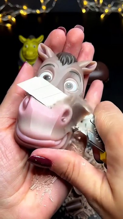 Donkey (Sherk) are you okay😱 Satisfying Soap Carving #asmr #explorepage✨ #asmrsounds #shorts #relexing #viralvideoシ #trendingreel #asmrsoapcutting #virałreel #cutting #stysfying