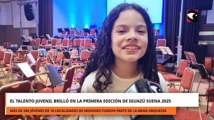 El talento juvenil brilló en Puerto Iguazú con la primera edición de Iguazú Suena 2025