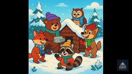 Building a Snowy House Together | North Dakota Fairytales